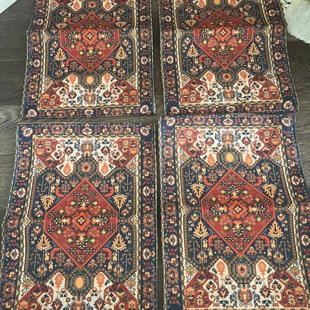 Vintage Style Persian Table Rug Set